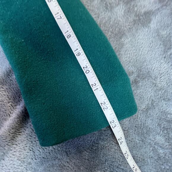 Vintage Teal Wool Coat by American Bazaar Size 14 Made in USA - Picture 16 of 16